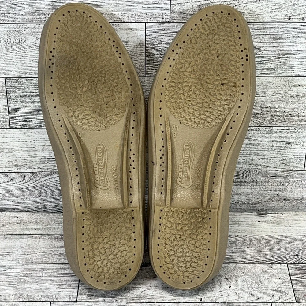 Arcopedico Sec V Woven Knit Beige‎ Walking Shoe Women Size EU 41 US 8
